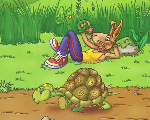 Cuento para niños: LA LIEBRE Y LA TORTUGA